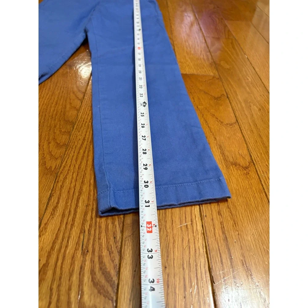 Crewcuts J.Crew Boys Slim Fit Chino Pants Blue Adjustable Waist sz 8 Re-Imagined